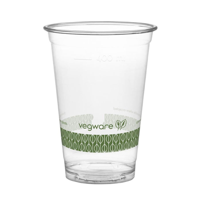 Vegware Compostable PLA Cold Cup 96-Series 16oz (1000 Pack) Vegware