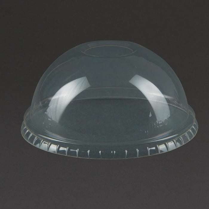 Vegware Compostable Cold Cup Domed Lids 340ml / 12oz and 455ml / 16oz (1000 Pack) Vegware