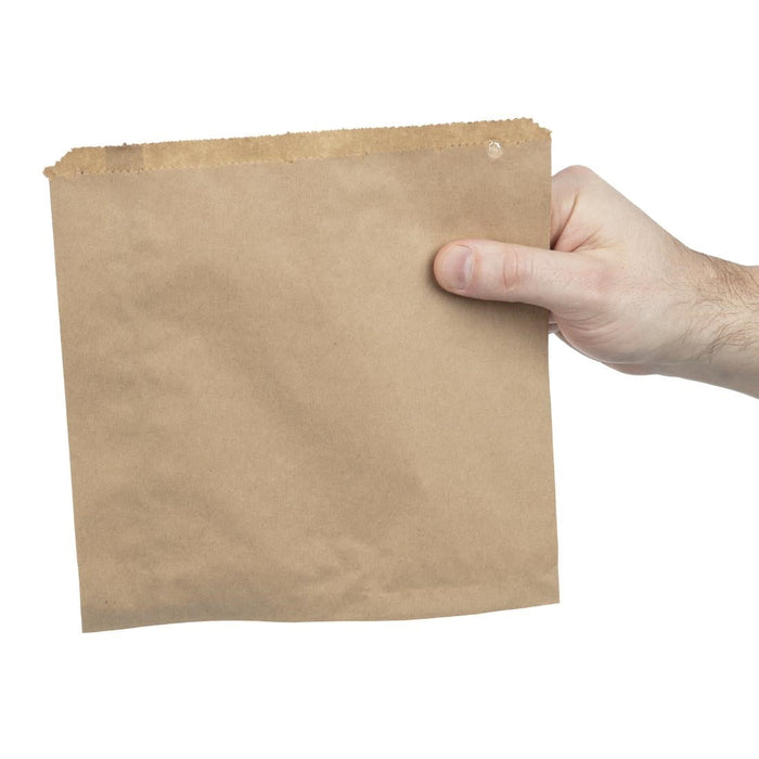 Vegware Compostable Kraft Sandwich Bags (1000 Pack) Vegware