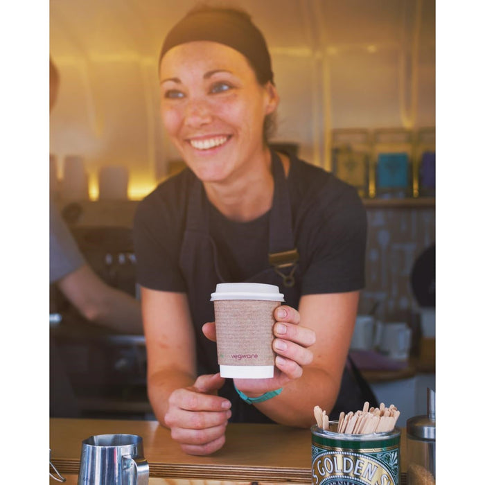 Vegware Compostable Coffee Cups Double Wall 230ml / 8oz (500 Pack) Vegware