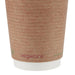 Vegware Compostable Coffee Cups Double Wall 340ml / 12oz (500 Pack) Vegware
