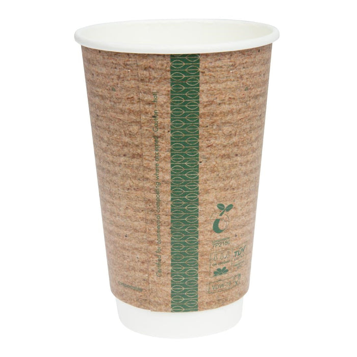 Vegware Compostable Hot Cups 455ml / 16oz (400 Pack) Vegware