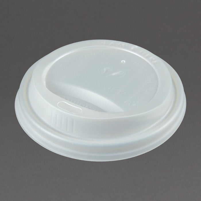 Vegware Compostable Coffee Cup Lids 225ml / 8oz (1000 Pack) Vegware