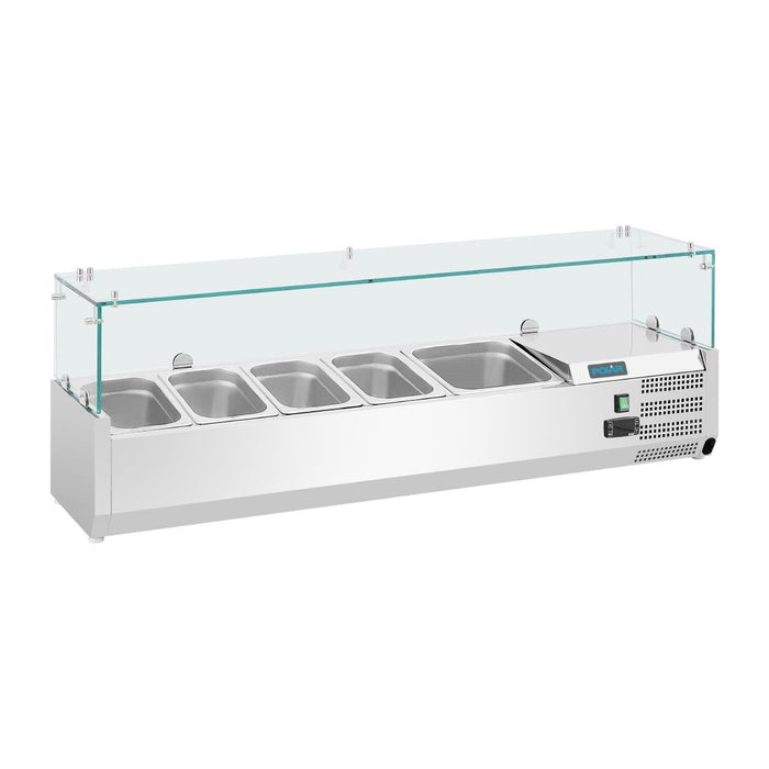 Polar G-Series Countertop Prep Fridge 4x GN 1/3 & 1x 1/2GN Polar
