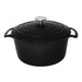 Vogue Black Round Casserole Dish 4Ltr Vogue