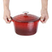 Vogue Red Round Casserole Dish 3.2Ltr Vogue