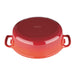 Vogue Red Oval Casserole Dish 6Ltr Vogue