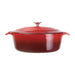 Vogue Red Oval Casserole Dish 6Ltr Vogue