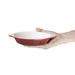 Vogue Red Oval Cast Iron Gratin Dish 650ml Vogue