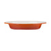 Vogue Orange Oval Cast Iron Gratin 650ml Vogue