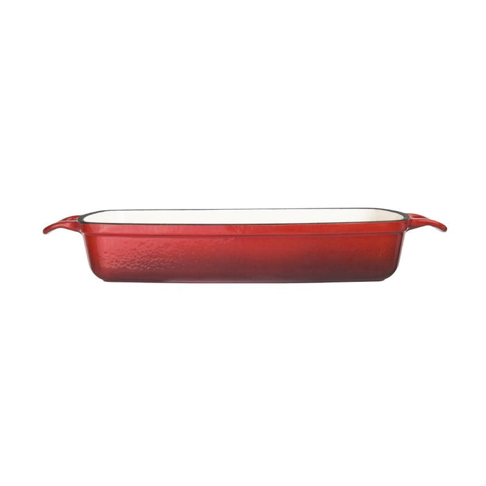 Vogue Red Cast Iron Casserole Dish 1.8Ltr Vogue