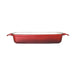 Vogue Red Cast Iron Casserole Dish 1.8Ltr Vogue