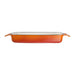 Vogue Orange Cast Iron Casserole Dish 1.8Ltr Vogue