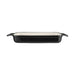 Vogue Black Rectangular Cast Iron Dish 2.8Ltr Vogue