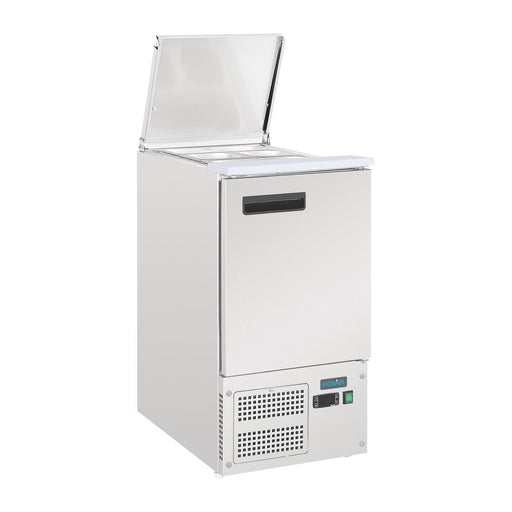 Polar G-Series Single Door Saladette Prep Counter Fridge Polar