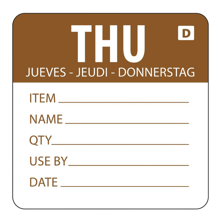 Thursday. Roll of 250