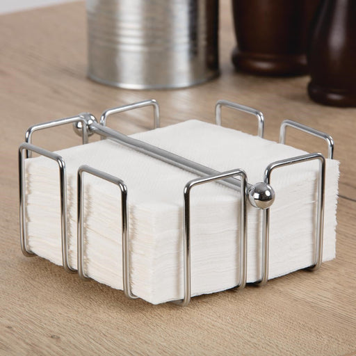 Olympia Cocktail Napkin Holder with Weight 140 x 140mm Olympia