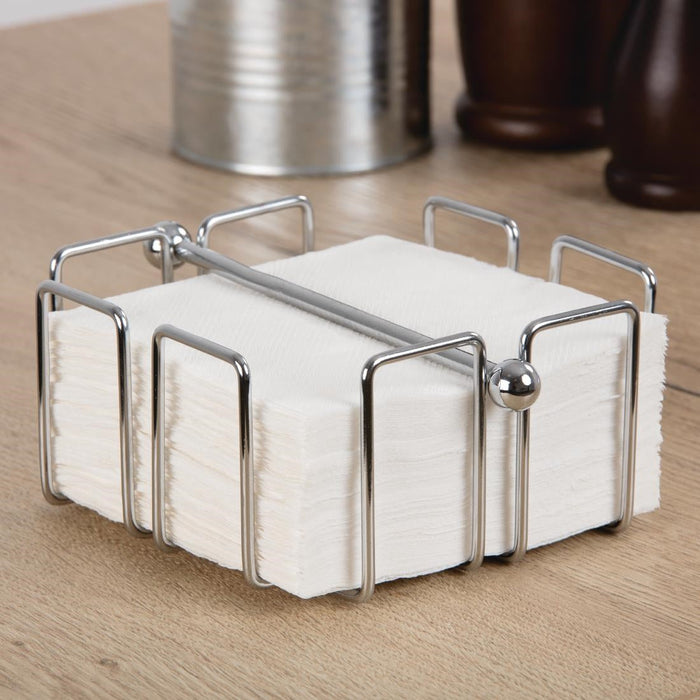 Olympia Cocktail Napkin Holder with Weight 140 x 140mm Olympia
