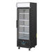 Polar G-Series Upright Display Fridge 218Ltr Black Polar