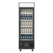 Polar G-Series Upright Display Fridge 218Ltr Black Polar