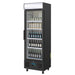 Polar G-Series Upright Display Fridge 368Ltr Black Polar