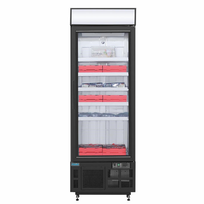 Polar G-Series Upright Display Freezer 412Ltr Black Polar