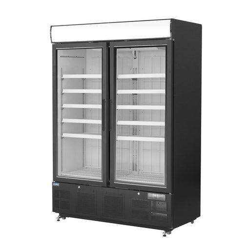 Polar G-Series Upright Display Freezer 920Ltr Black Polar