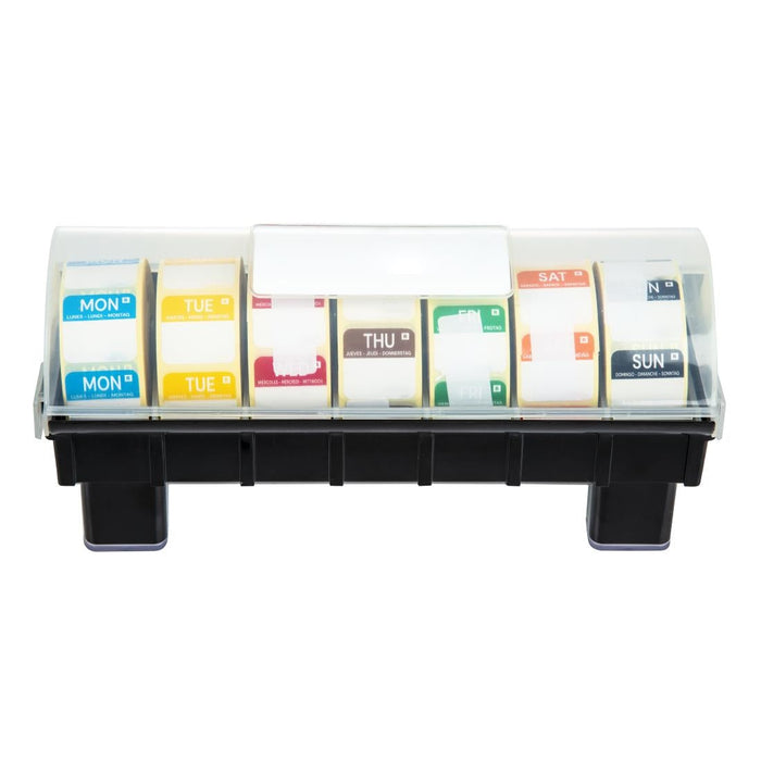Hygiplas Removable Colour Coded Food Labels with 1" Dispenser Hygiplas