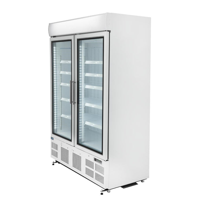 Polar G-Series Upright Display Freezer 920Ltr White Polar
