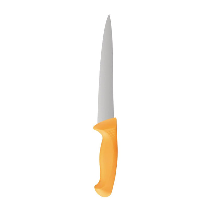 Vogue Soft Grip Pro Flexible Fillet Knife Yellow 20cm Vogue
