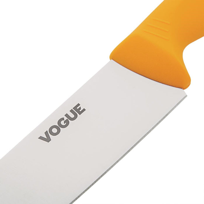 Vogue Soft Grip Pro Chef Knife Yellow 25.5cm Vogue