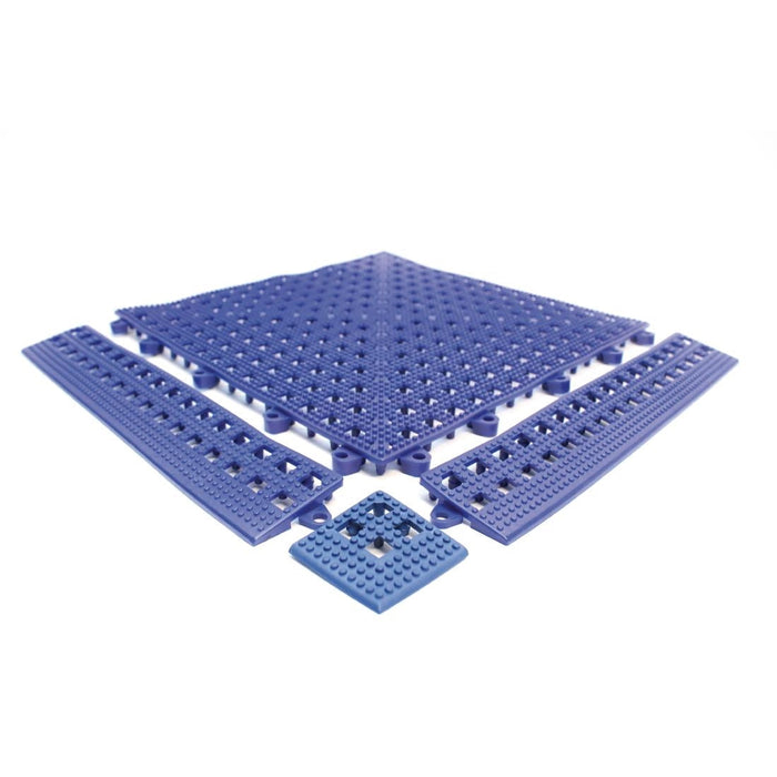 COBA Blue Flexi-Deck Tiles 300 x 300mm (9 Pack) Coba