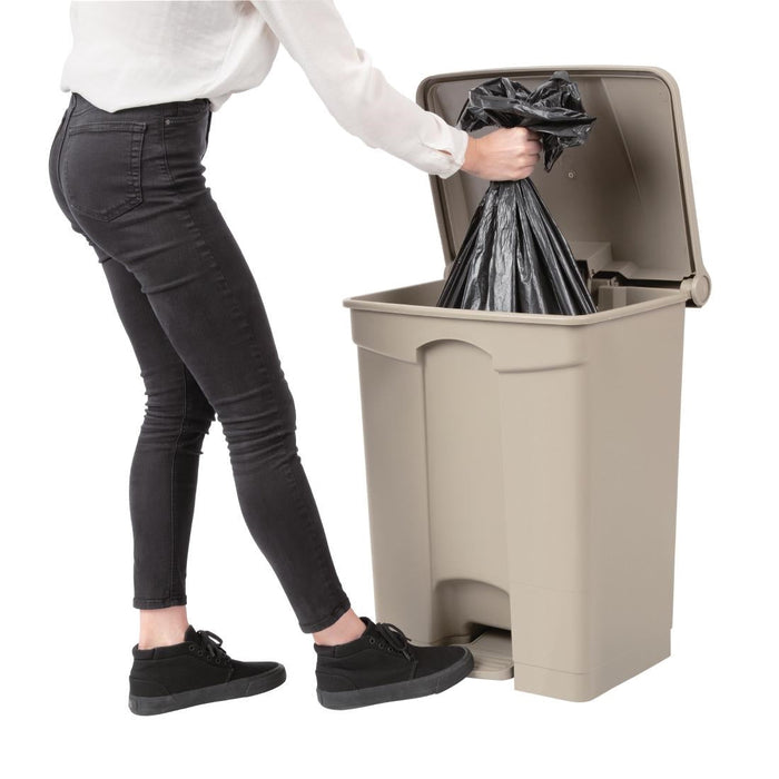 Jantex Pedal Bin Beige 65Ltr Jantex