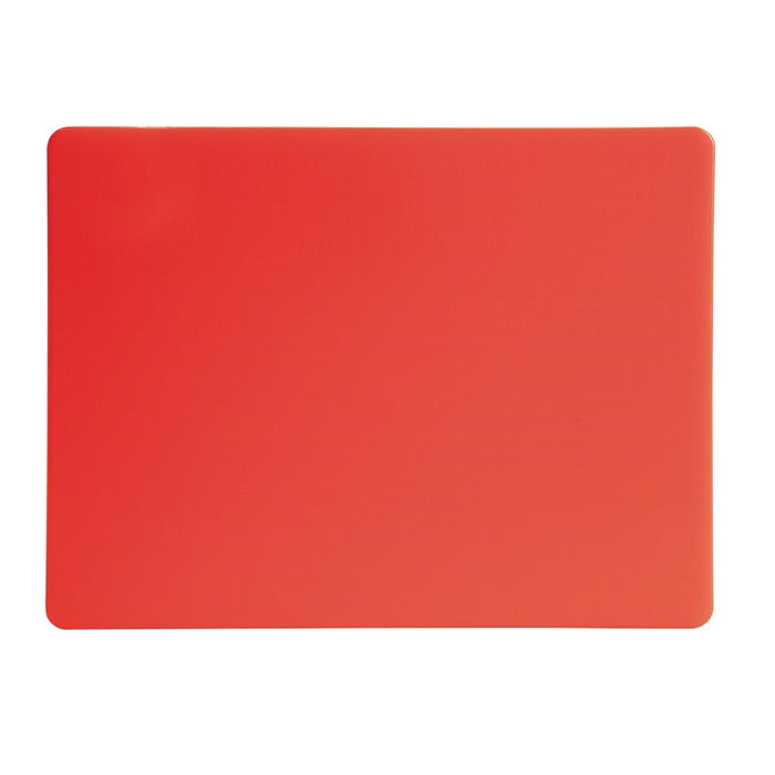 Hygiplas Low Density Red Chopping Board Small 305x229x12mm Hygiplas