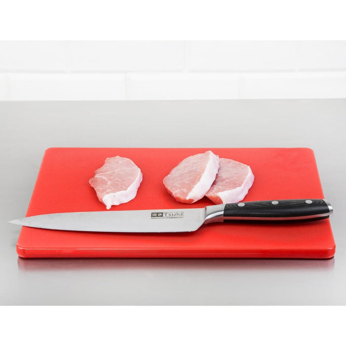 Hygiplas Low Density Red Chopping Board Small 305x229x12mm Hygiplas