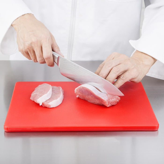 Hygiplas Low Density Red Chopping Board Small 305x229x12mm Hygiplas