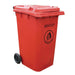 UV, Frost & Chemical Resistant. Rear Wheels. Material: Polythene. 1065(H)x580(W)x735(D)mm