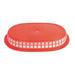 Olympia Oval Polypropylene Food Basket Red (6 Pack) Olympia