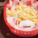 Olympia Oval Polypropylene Food Basket Red (6 Pack) Olympia