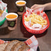 Olympia Oval Polypropylene Food Basket Red (6 Pack) Olympia