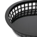 Olympia Oval Polypropylene Food Basket Black (6 Pack) Olympia