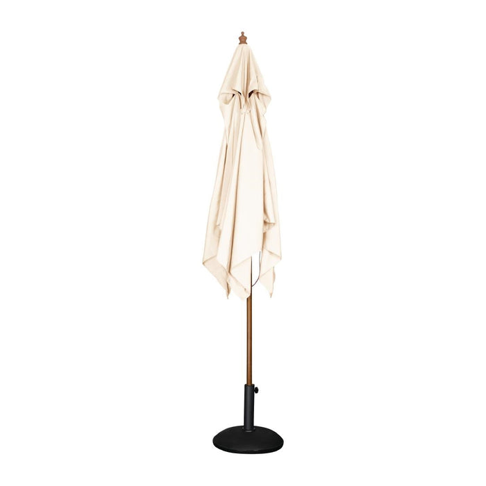 Bolero Square Pulley Parasol 2.5m Diameter Cream Bolero