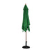 Bolero Square Double Pulley Parasol 2.5m Diameter Green Bolero