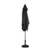 Bolero Square Double Pulley Parasol 2.5m Diameter Black Bolero