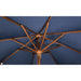 Bolero Square Double Pulley Parasol 2.5m Diameter Navy Blue Bolero