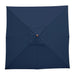 Bolero Square Double Pulley Parasol 2.5m Diameter Navy Blue Bolero