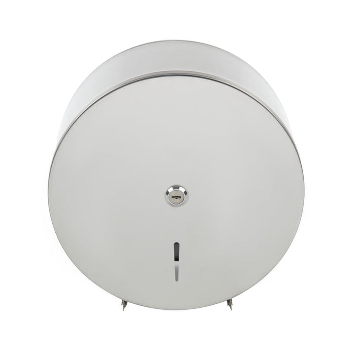 Jantex Stainless Steel Jumbo Roll Tissue Dispenser Jantex