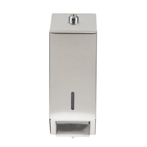Jantex Stainless Steel Soap and Hand Sanitiser Dispenser 1Ltr Jantex