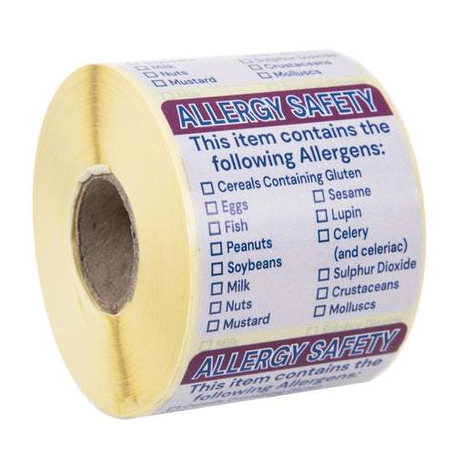 Hygiplas Allergen Food Labels (500 Pack) Hygiplas