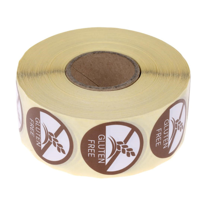 Hygiplas Food Allergy labels Gluten Free (1000 Pack) Hygiplas